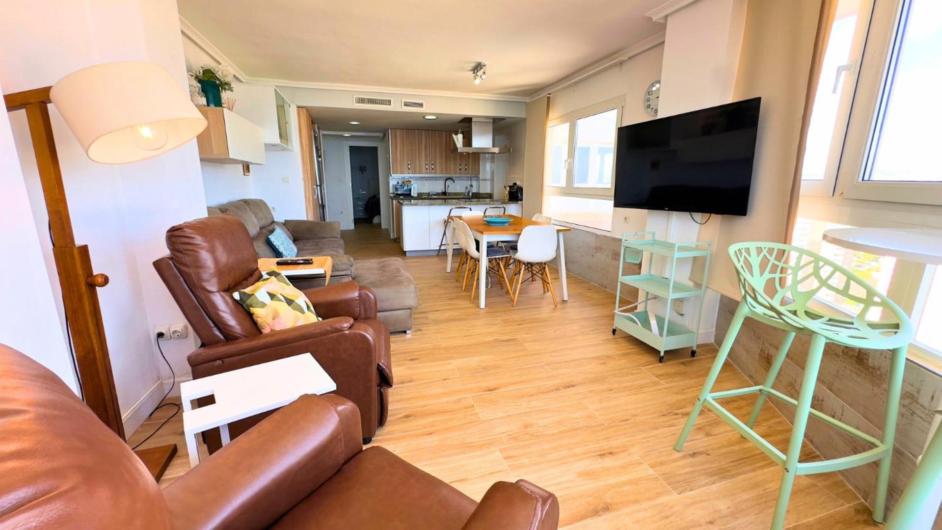 Appartamento Atico A 50M Del Mar. Parking Gratis. A/C El Campello Esterno foto